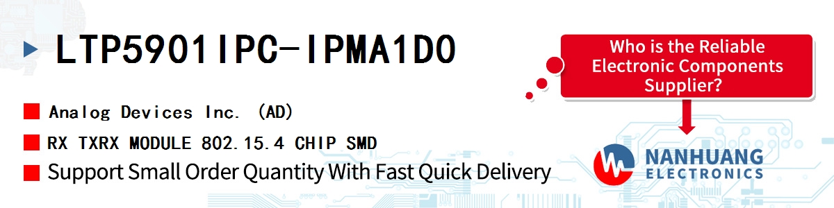 LTP5901IPC-IPMA1D0 ADI RX TXRX MODULE 802.15.4 CHIP SMD