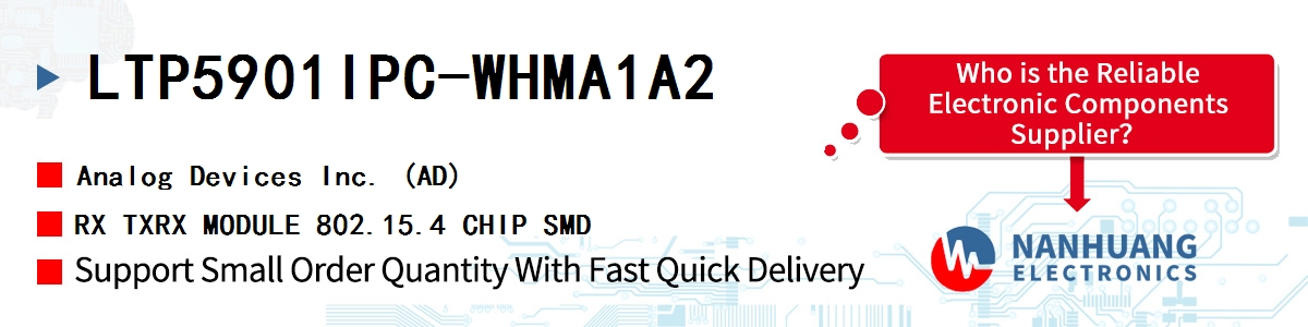 LTP5901IPC-WHMA1A2 ADI RX TXRX MODULE 802.15.4 CHIP SMD