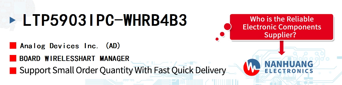 LTP5903IPC-WHRB4B3 ADI BOARD WIRELESSHART MANAGER