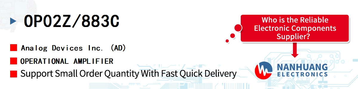 OP02Z/883C ADI OPERATIONAL AMPLIFIER