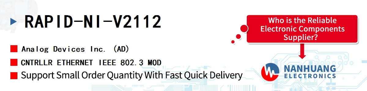 RAPID-NI-V2112 ADI CNTRLLR ETHERNET IEEE 802.3 MOD